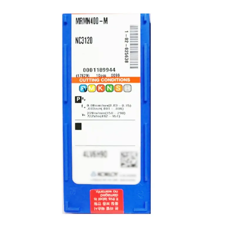 Inserto de Corte Negativo de Carbeto Revestido Mrmn400-M Nc3120