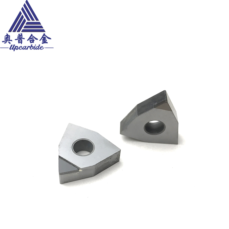 Ferramentas de Corte para Torneamento de Materiais Duros Wnmg080404 Insertos Sólidos de CBN de Carbeto para Ferro Fundido e Aço