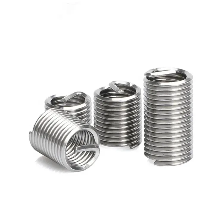 M2 M2*4*1d 1.5D 2D 304stainless Inserções de Fio Metálico de Aço com Trava