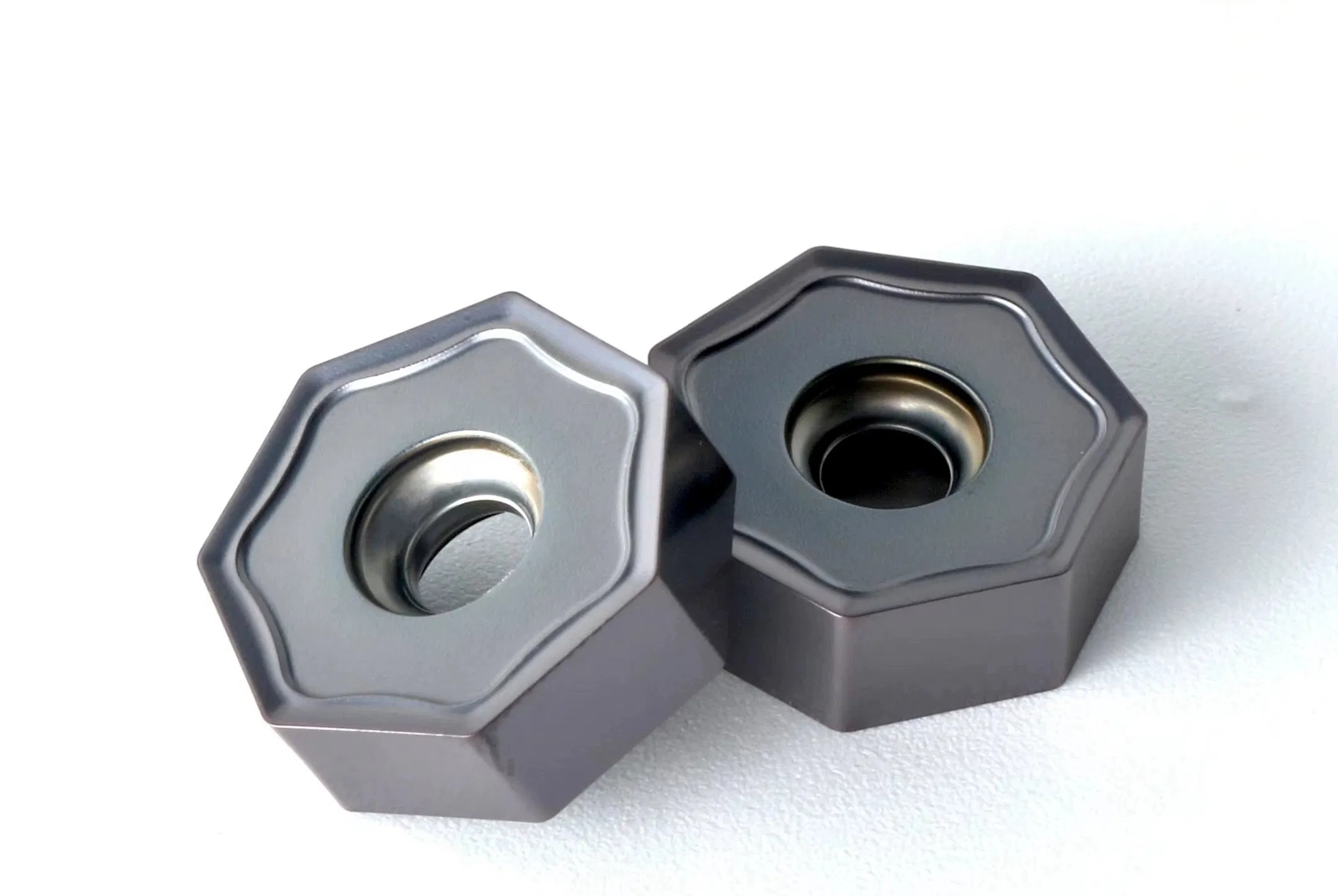 Xnmu070508-mm Inserto de Fresagem Indexável de Carboneto Duplo Lado Negativo Heptagonal Ferramentas de Corte de Metal Rotativas