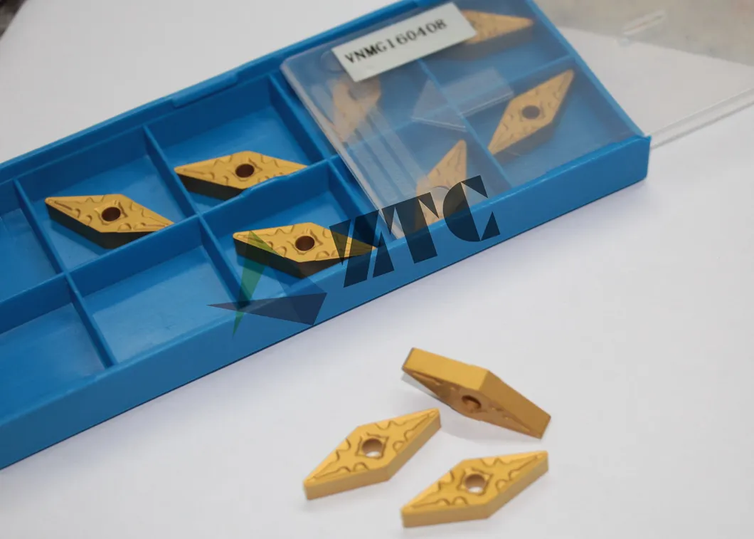 Inserts de Tungstênio Carbureto Negativo da Série Vnmg de Alta Qualidade para Usinagem de Metais