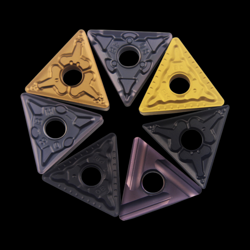 Insertos de Torneamento Triangulares Negativos Tnmg 160412 Usados para Aplicação de Torneamento