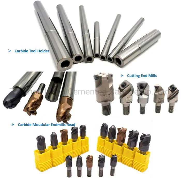 Variedade de produtos de carboneto de tungstênio