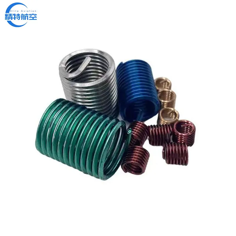 Coil de Heli de Aço Inoxidável Azul 304 para Inserção de Rosca