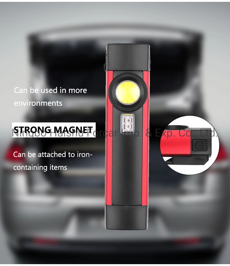 Outdoor Car Portable LED COB UV Mini Work Car Inspection Spot Lights with Micro USB Cable Emergency Maintenance LED Light Hot Emergency Work Light