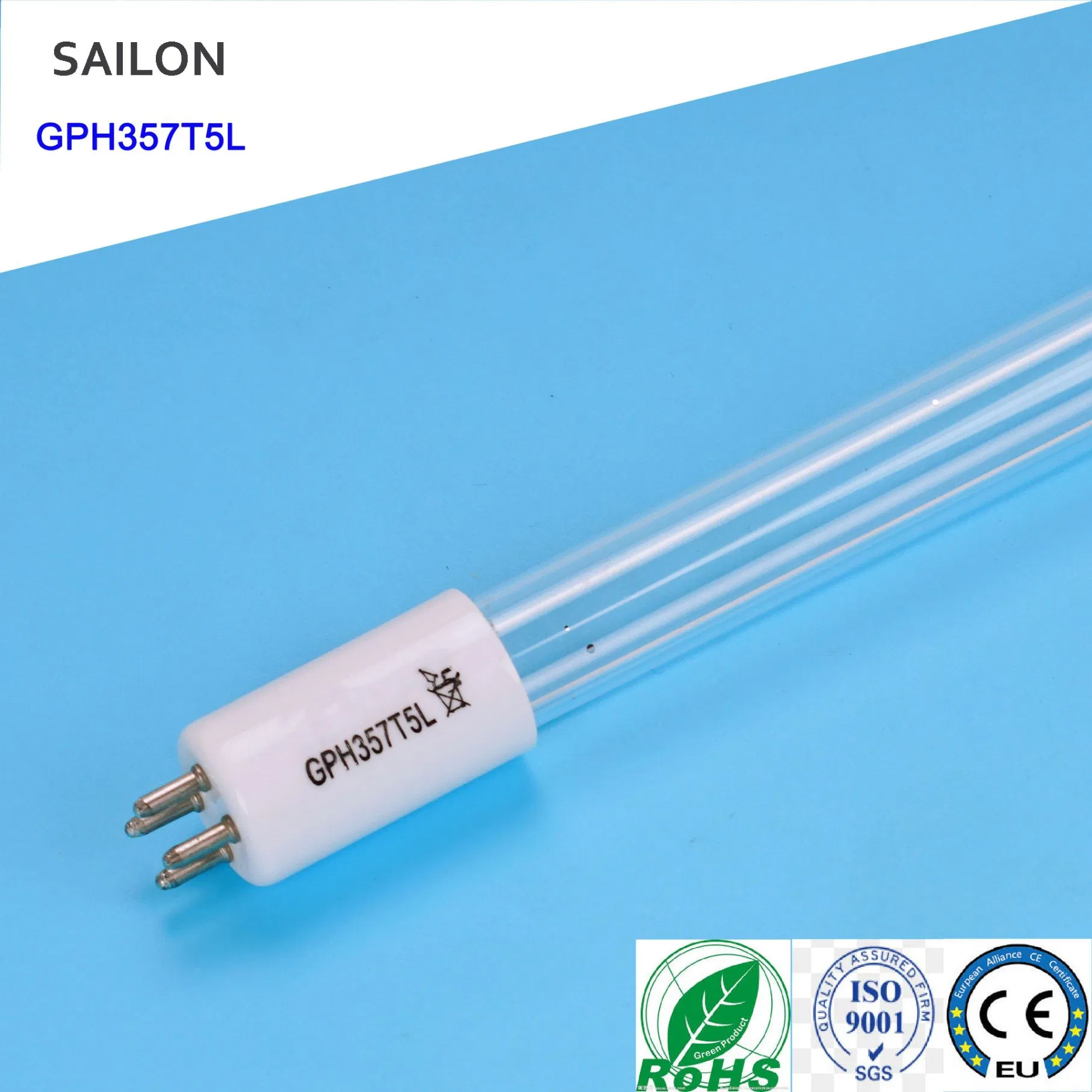 Factory 4pins UV-C Sterilizer 17W 21W 28W 55W 40W Replacement Ultraviolet Germicidal UV Lamp for Air Purify and Water Disinfection System