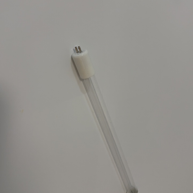 Industrial UV Sterilization Lamp with High-Output T8 10W 15W 20W 100W UVC Bulbs for Wastewater Treatment Plants, Equipped with Quartz Sleeve