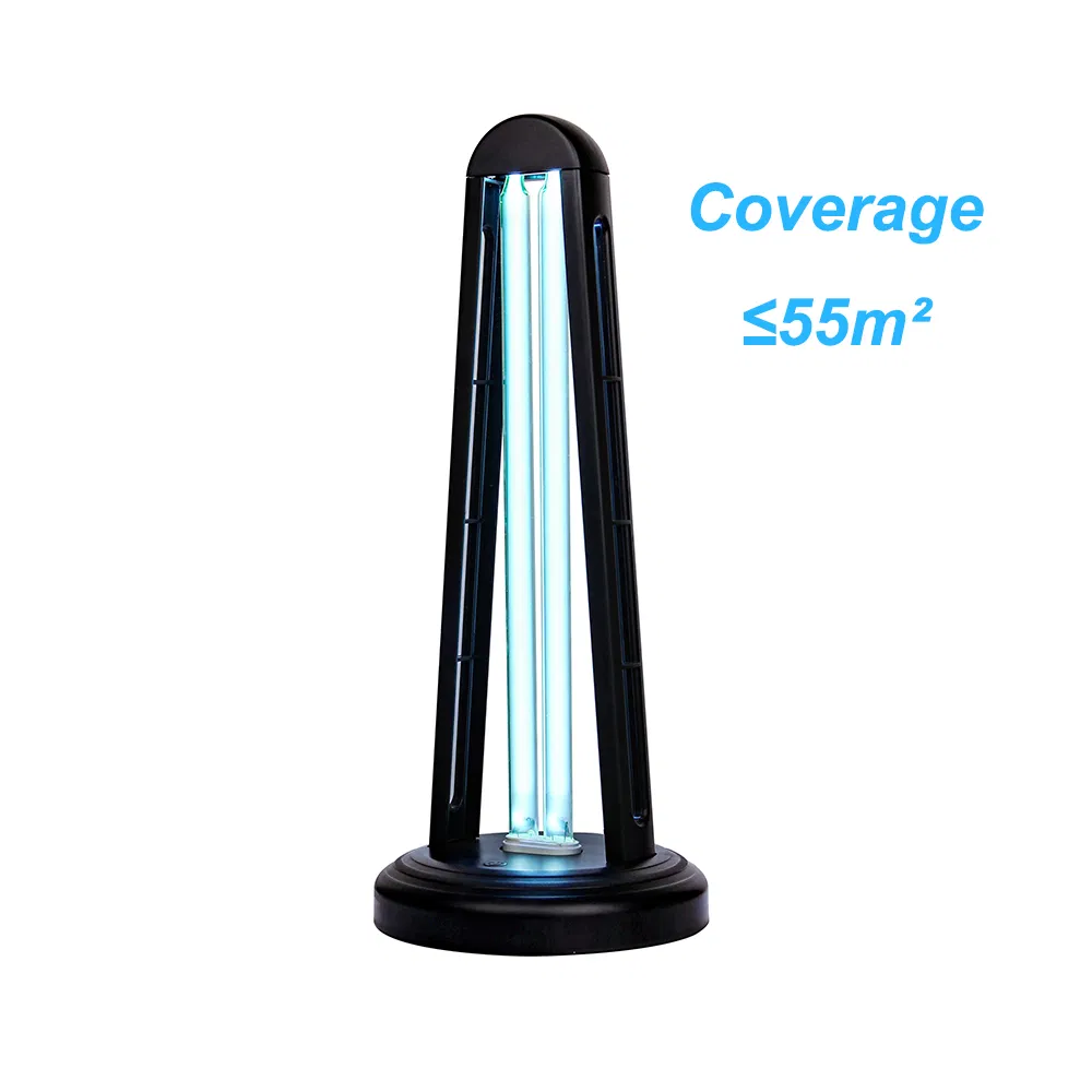 UV-C Disinfection Lamp 55m² Coverage - Rapid Sterilization for Home &amp; Office