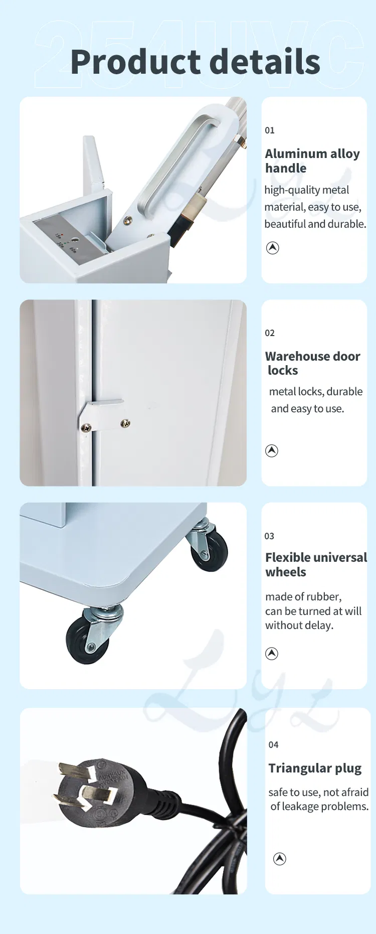 Medical Grade UV-C Disinfection Lamp 19