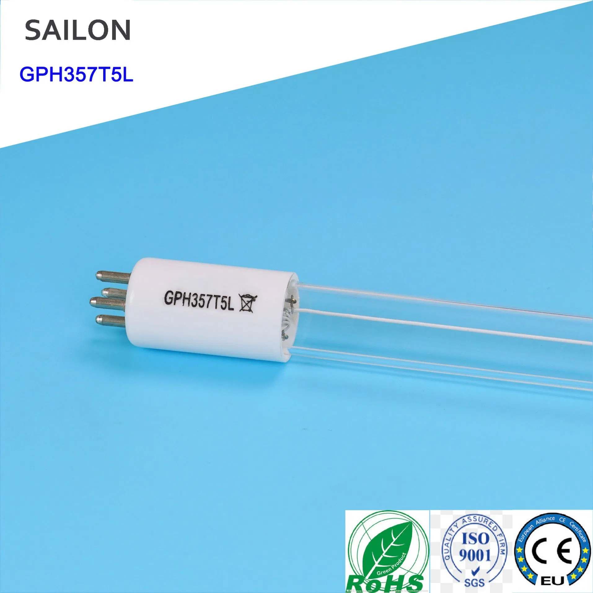 Factory 4pins UV-C Sterilizer 17W 21W 28W 55W 40W Replacement Ultraviolet Germicidal UV Lamp for Air Purify and Water Disinfection System