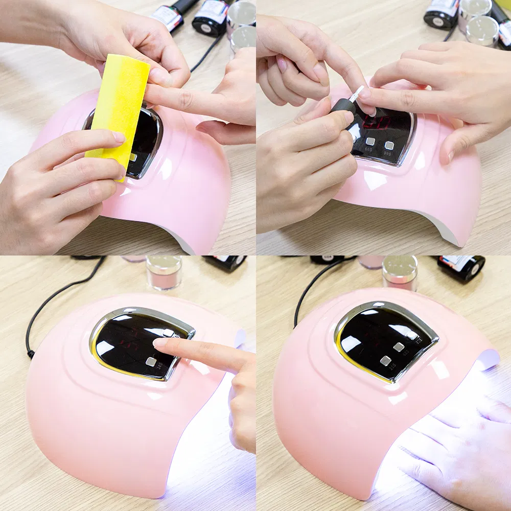 Hot Sale Professional 54W Nail Dryer UV Nails Lamp for Gel Polish Nail Art Design Accessories Manicure Tools Supplies Wholesale