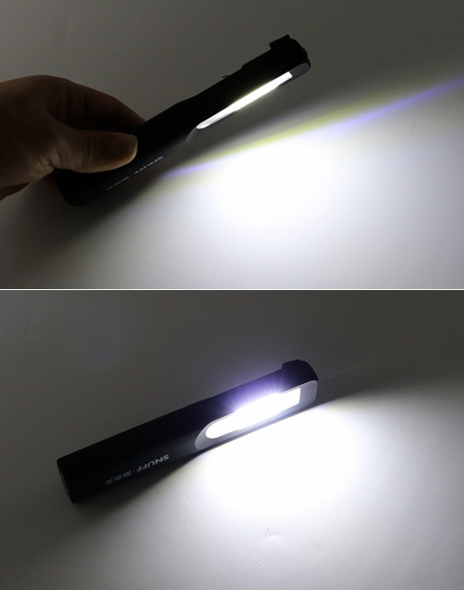 Outdoor Portable Emergency LED Lighting for Working Handheld USB Rechargeable with UV Portable Inspection Work Spot Lamp COB LED Work Light