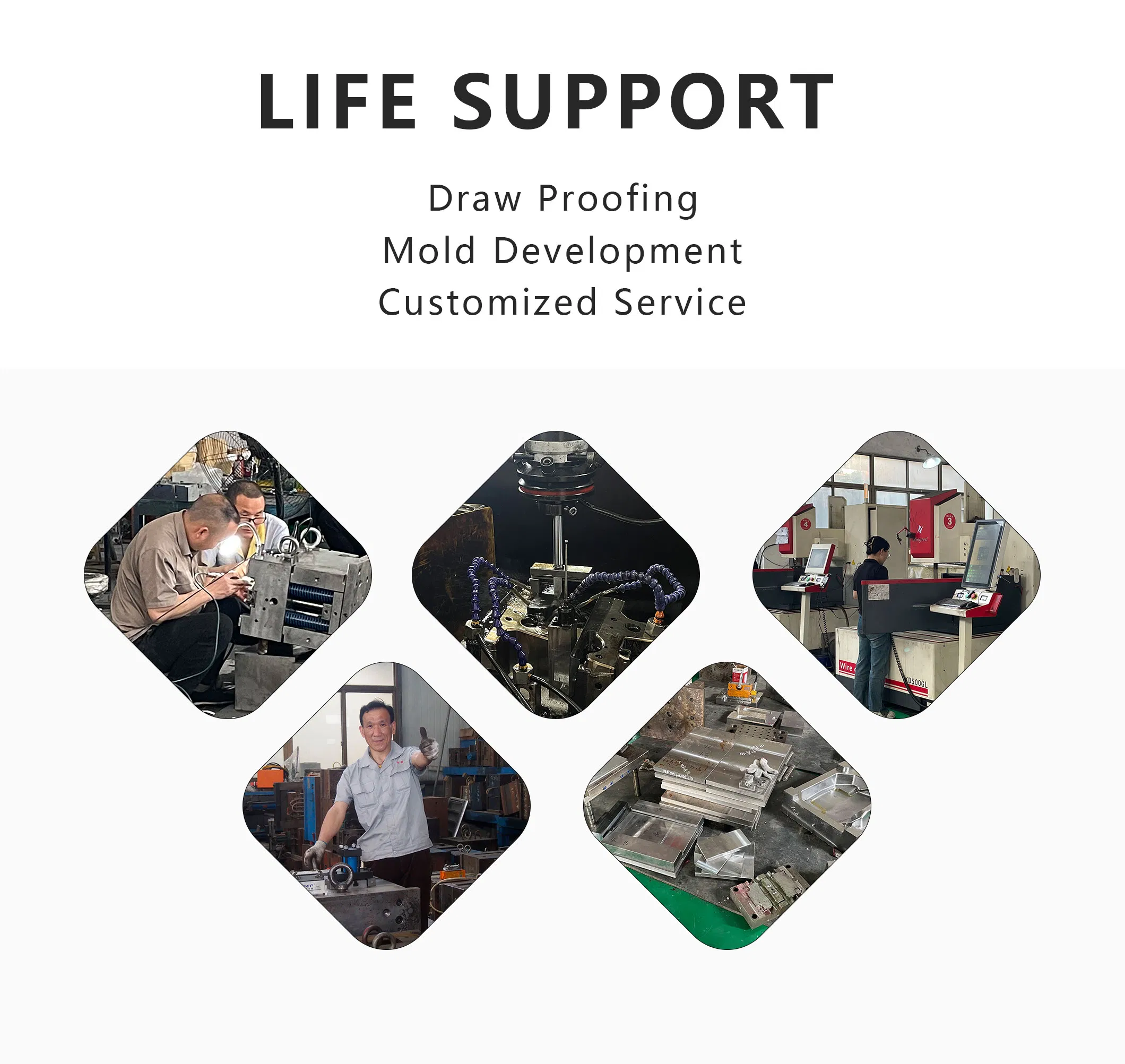 Durable ABS Lamp Back Cover - Flame Retardant &amp; UV Resistant