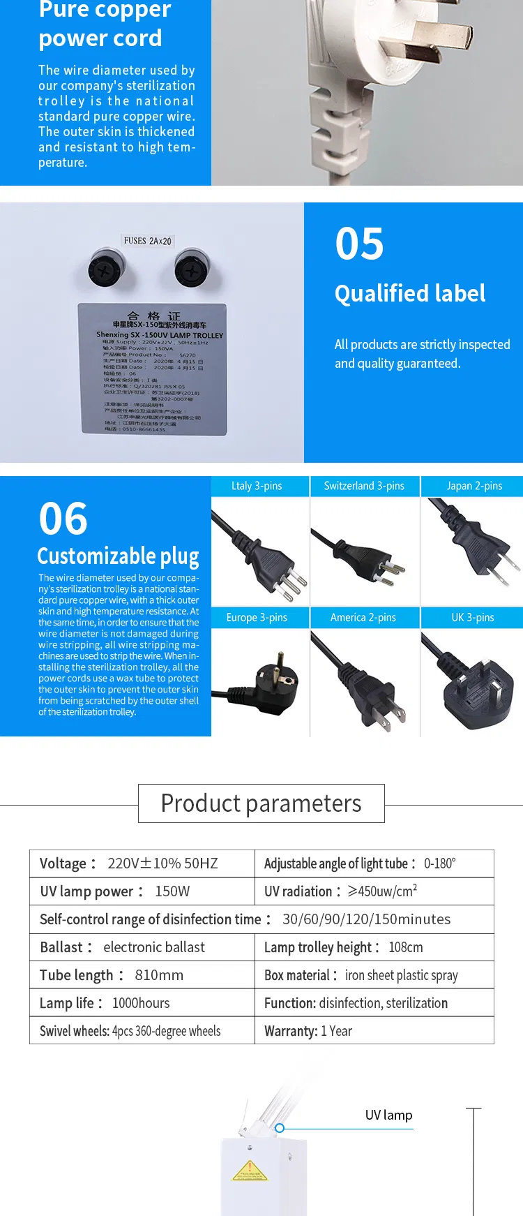 UV Sterilizing Lamp Detail 10