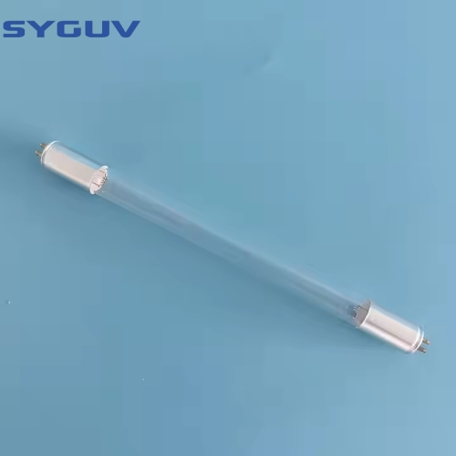 Industrial UV Sterilization Lamp with High-Output T8 10W 15W 20W 100W UVC Bulbs for Wastewater Treatment Plants, Equipped with Quartz Sleeve