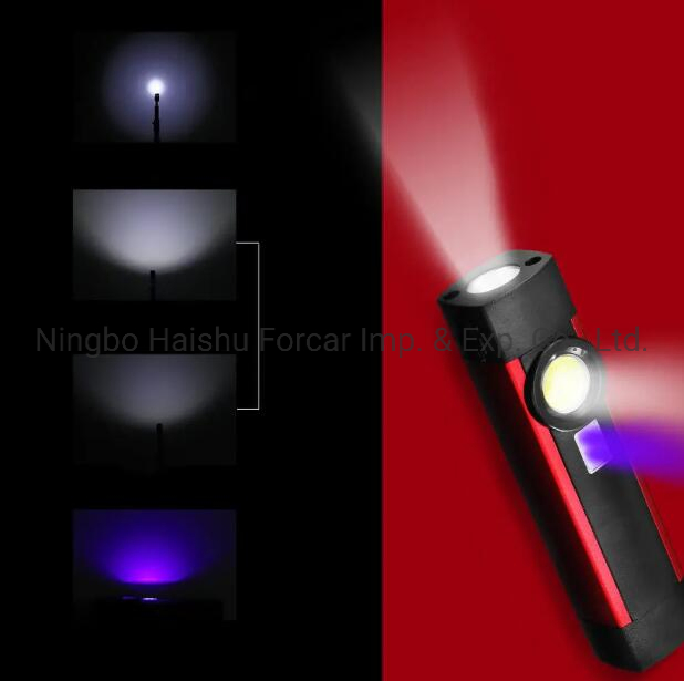 Outdoor Car Portable LED COB UV Mini Work Car Inspection Spot Lights with Micro USB Cable Emergency Maintenance LED Light Hot Emergency Work Light