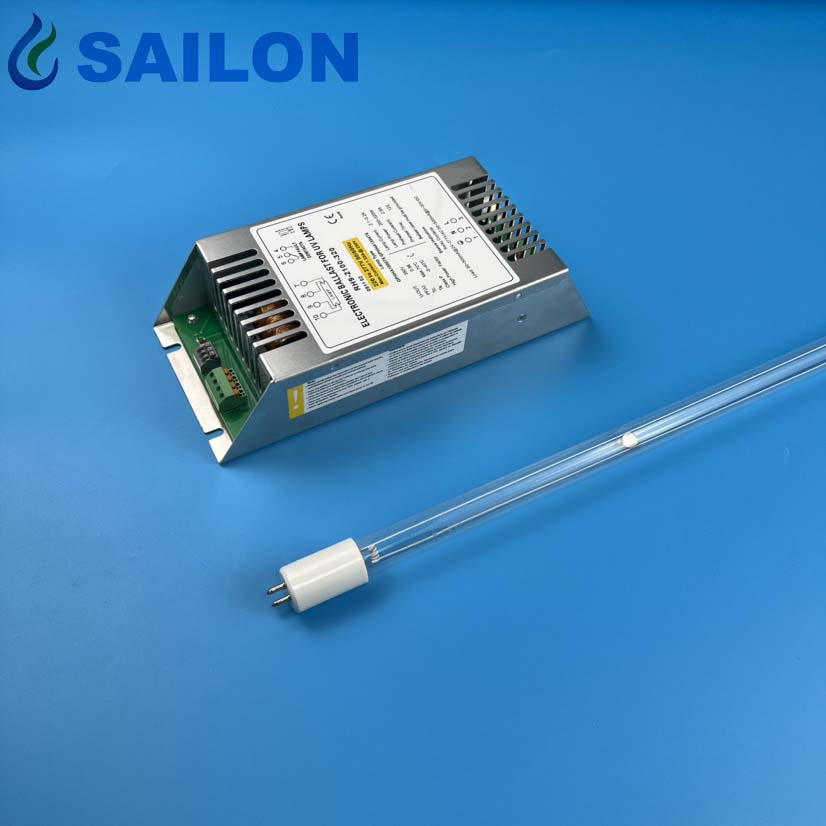 Sailon 254nm 185nm Ozone Hight Quality Gphha843t6l 172W 320W 130W 2.1A 1.2A 843mm Amalgam Ultraviolet Germicidal UV Lamp
