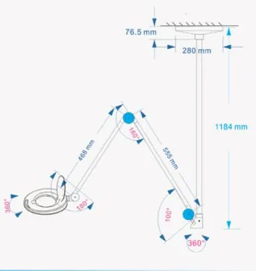 LED Magnifier Detail