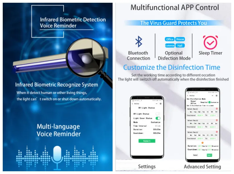 Wall-Mounted UV Sterilization 2