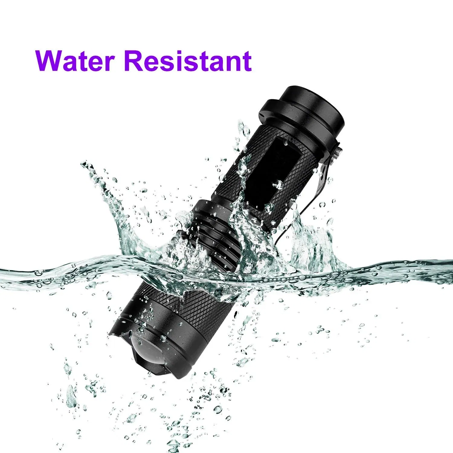 UV Flashlight Mini LED Torch 395nm Blacklight Wavelength Violet Light