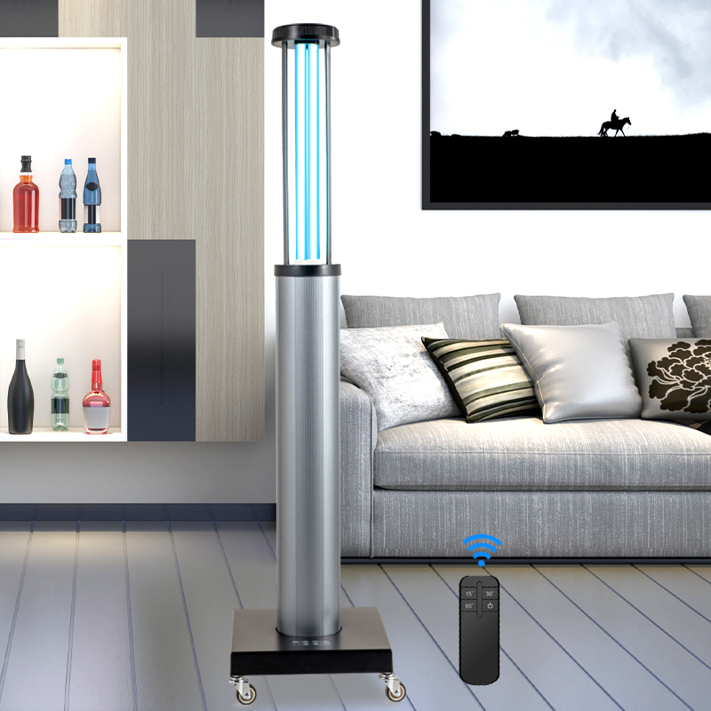 UV-C Adjustable Lamp for Hospital Bed Sanitizing