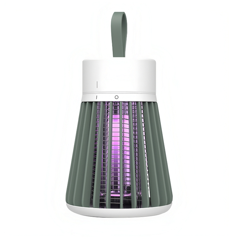 Portable Rechargeable Electric Shock Mosquito Killing Lamp with UV LED Light