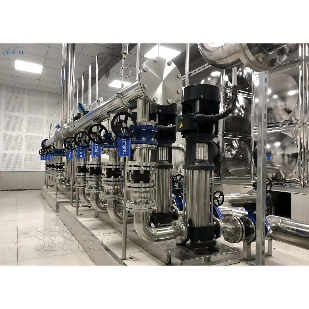 The UV Lamp Sterilizes and Disinfects Water