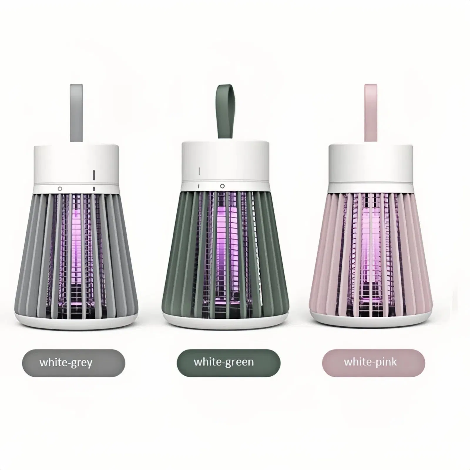 Portable Rechargeable Electric Shock Mosquito Killing Lamp with UV LED Light
