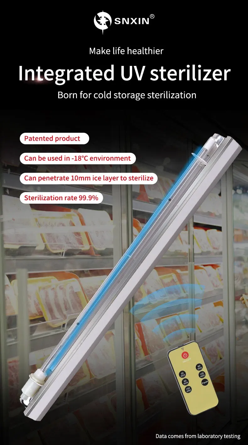 High Quality Sanitizing UVC Light UV Germicidal Lamp 254nm UV Lamp for Cold Storage Disinfection