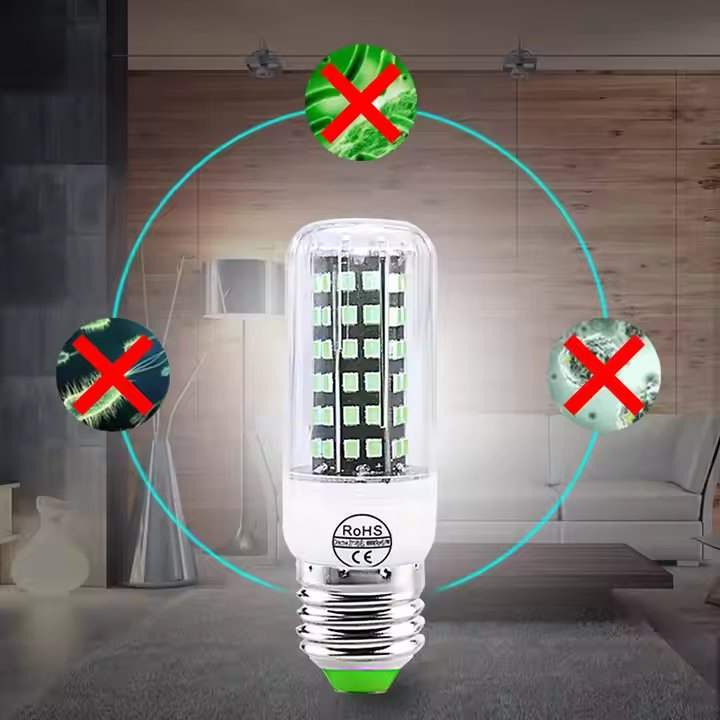 HoneyFly LED UVC Ultraviolet Lamp UV E27/E14 10W Disinfection Ozone Sterilization Mites
