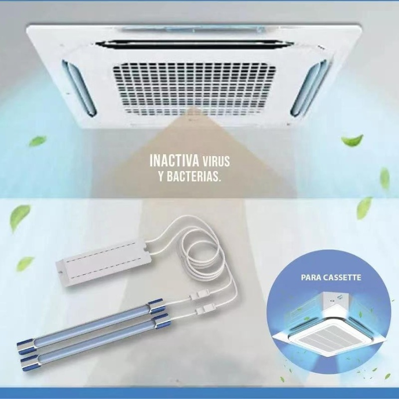 35W Air Handler HVAC System UV Sanitizing Lamp Kit for Ceiling Cassette A/C Systems