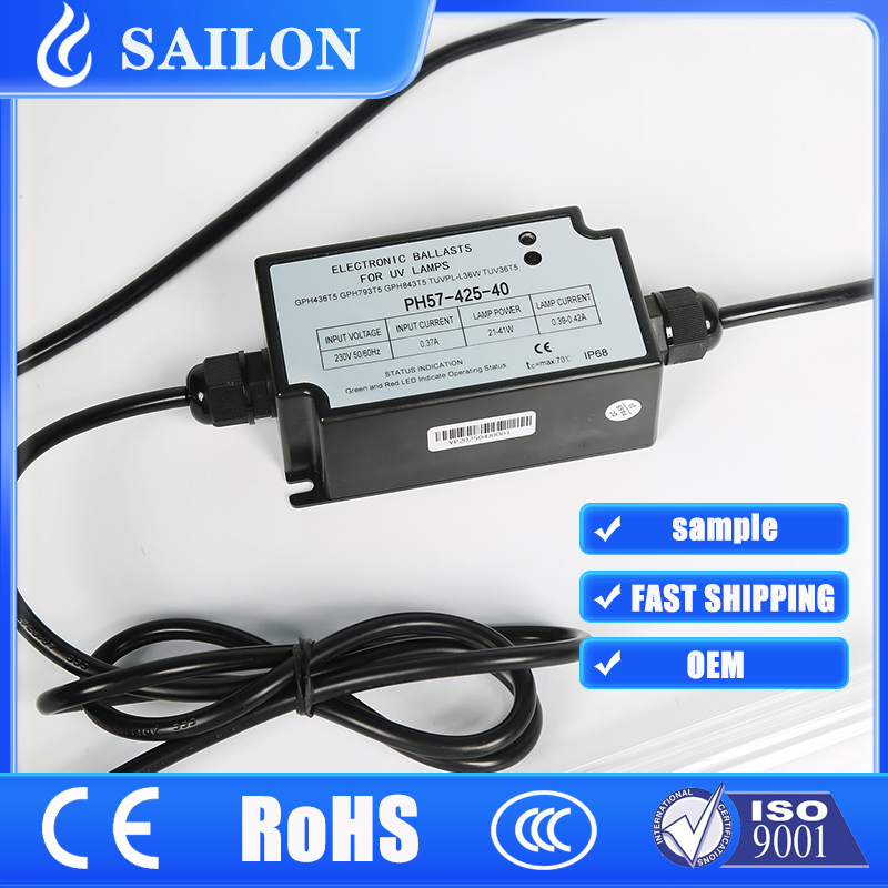 Sailon Semi-Submersible UV Lamp 20W 30W 40W 80W for Aquarium Systems
