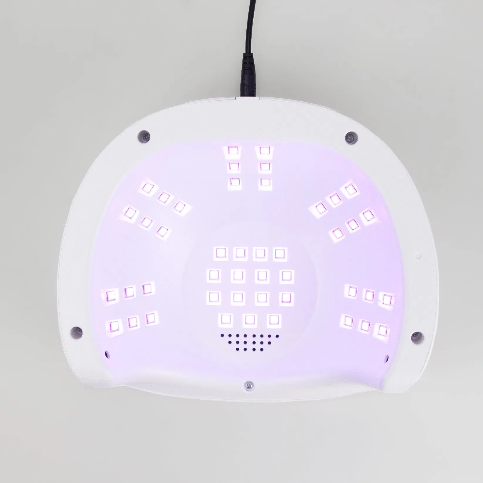 2025 New Design RGB Shining UV LED Nail Lamp with White Diamond