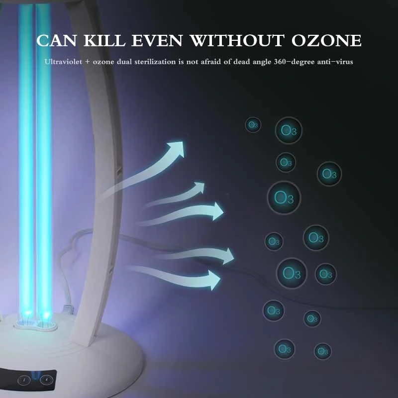 38W UV Disinfection Light Ozone UVC Ultraviolet Germicidal Sterilizer Lamp