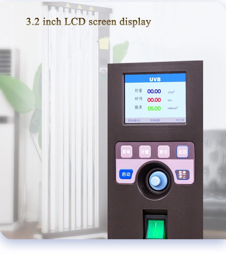 Medical Equipment UVB Light Therapy Lamps 311nm Narrowband UVB Lamp UVB Phototherapy 311nm UV Lamp for Psoriasis Vitiligo