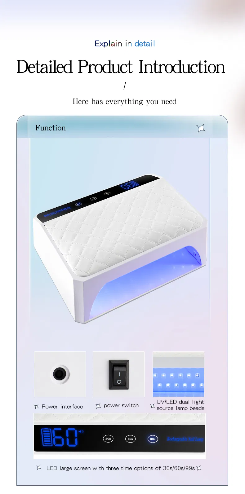 UV LED Nail Lamp 4