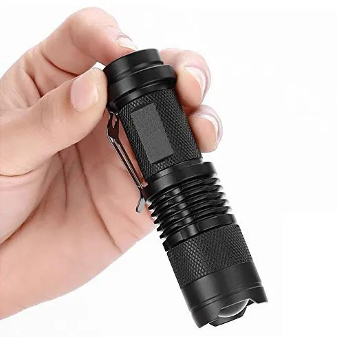Mini Pocket UV Flashlight Zoom Adjustable Ultraviolet Torch 365nm LED Blacklight Lantern Portable 3W 395nm UV Light