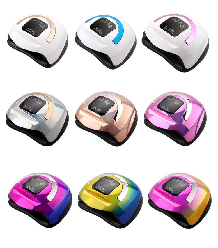 New UV LED Nail Lamp 168W Portable Nail Lamp for Mobile Phone Holder UV LED Nail Lamp for Manicure Gel Nail Dryer Drying Nail Polish Lamp