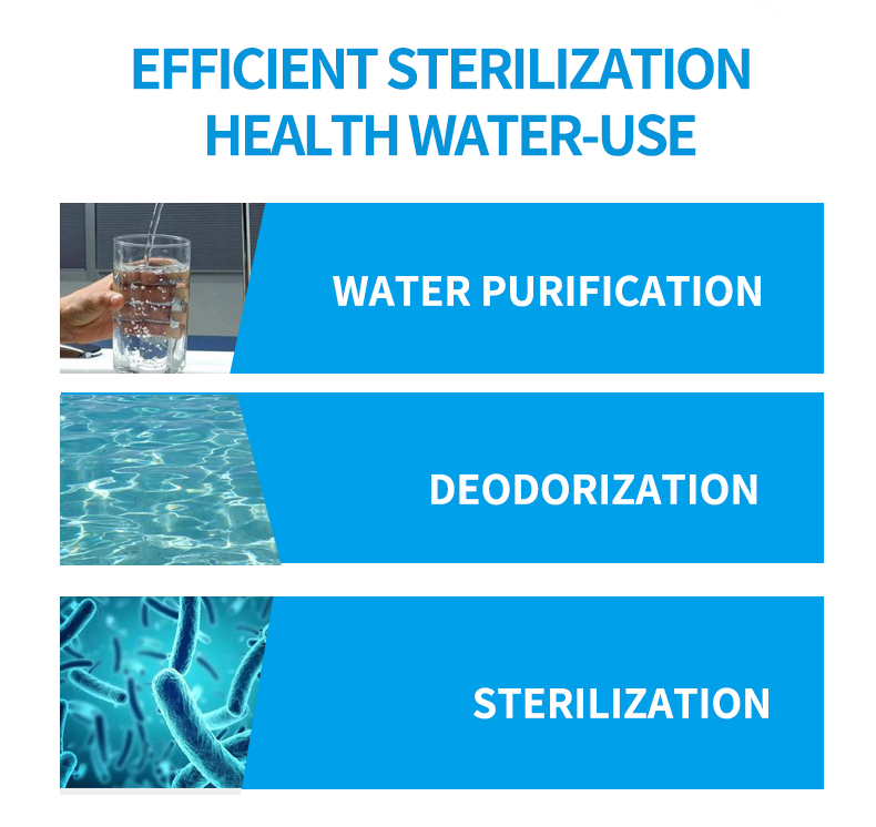 1m Length Semi-Submersible 100W UV Sterilization Lamp for Water Purification