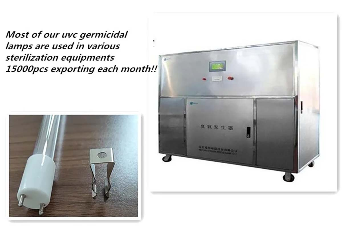 Power Sterilization UV Lamp Air Purifier HVAC T5 UV-C Disinfection Tube Light