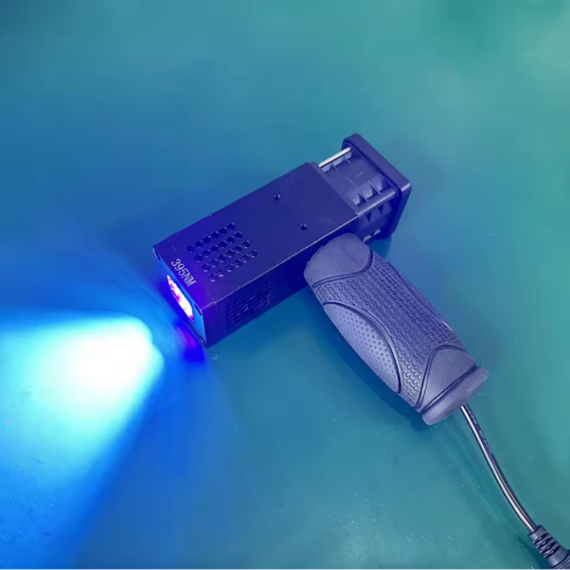 Imported Lamp Beads Hand-Held UV Glue Ultraviolet Curing Lamp Mobile Phone Repair UV Ink Green Oil Drying LED Lamp