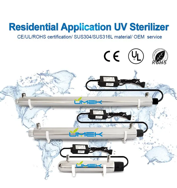 UV Lamp Water Purification