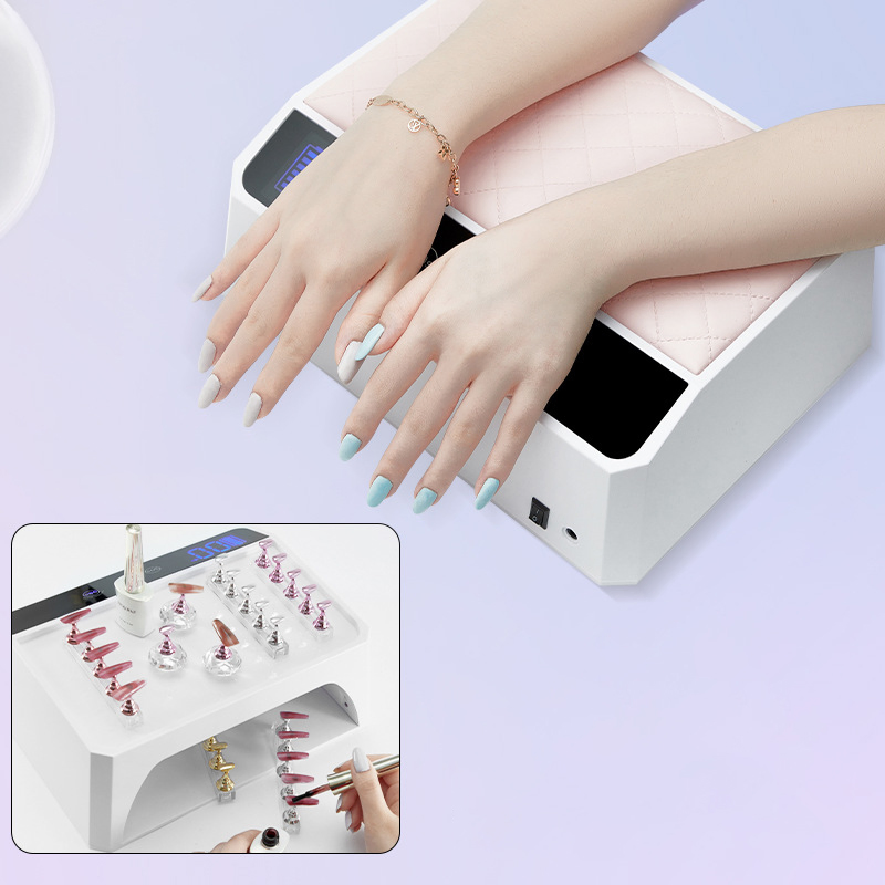 178W UV LED Nail Lamp Manicure Hand Pillow