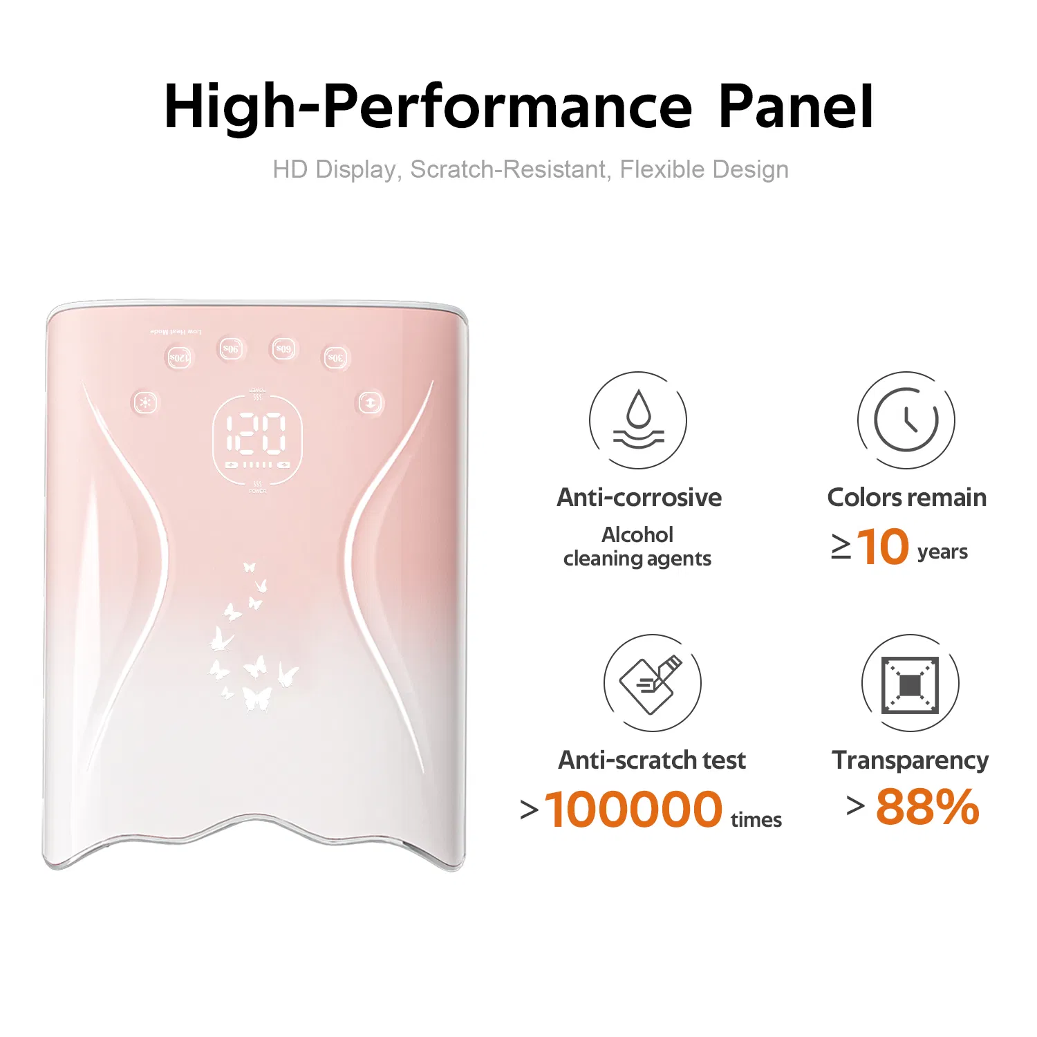 Cordless Rechargeable UV Gel Nail Lamp for Professional Use