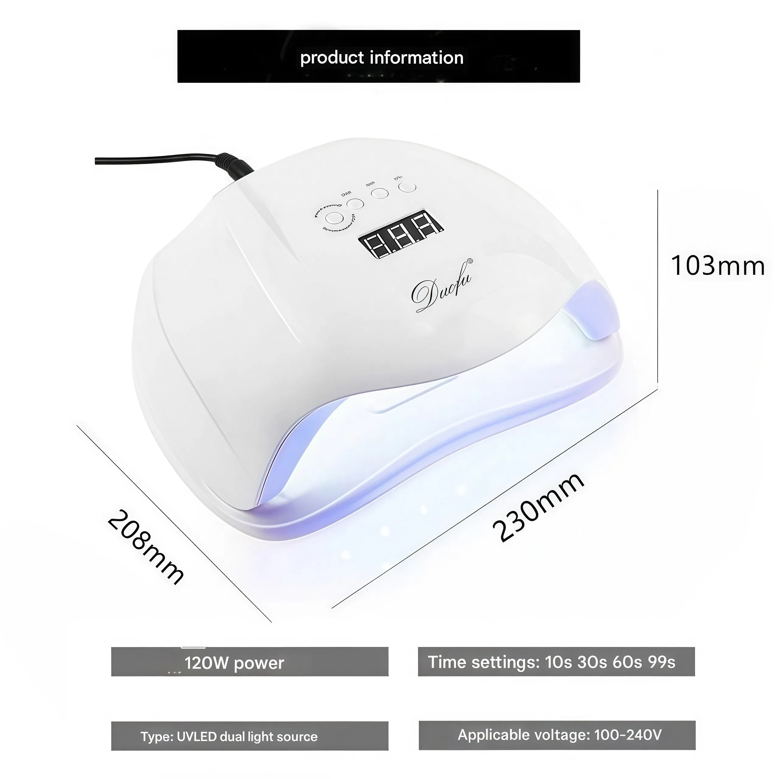Duofu High-Efficiency UV LED Lamps for Germicidal Purposes and Home Use