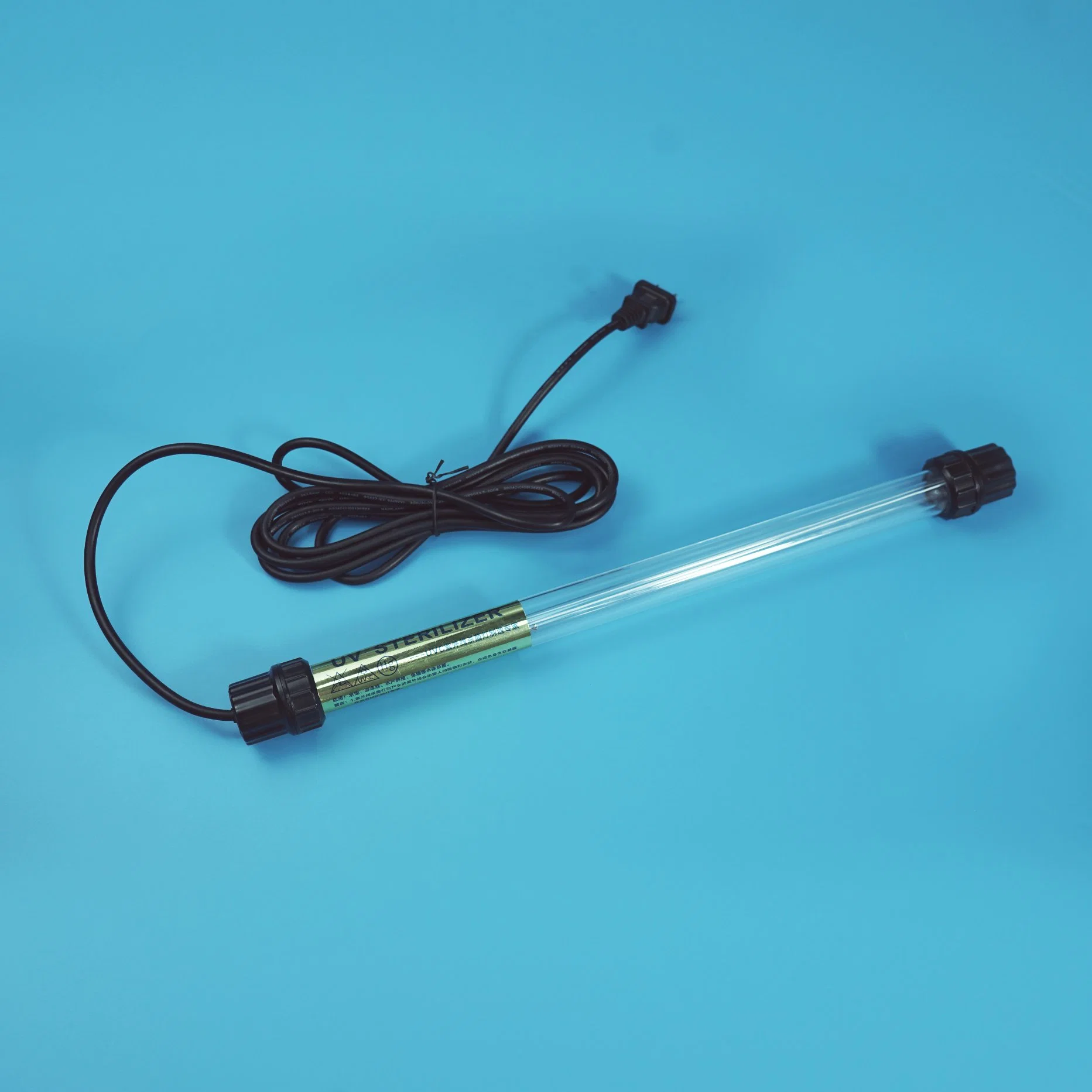 UVC-10W Waterproof Aquarium Disinfection 254nm 10W Submersible UV Germicidal Lamp for Fish Pond