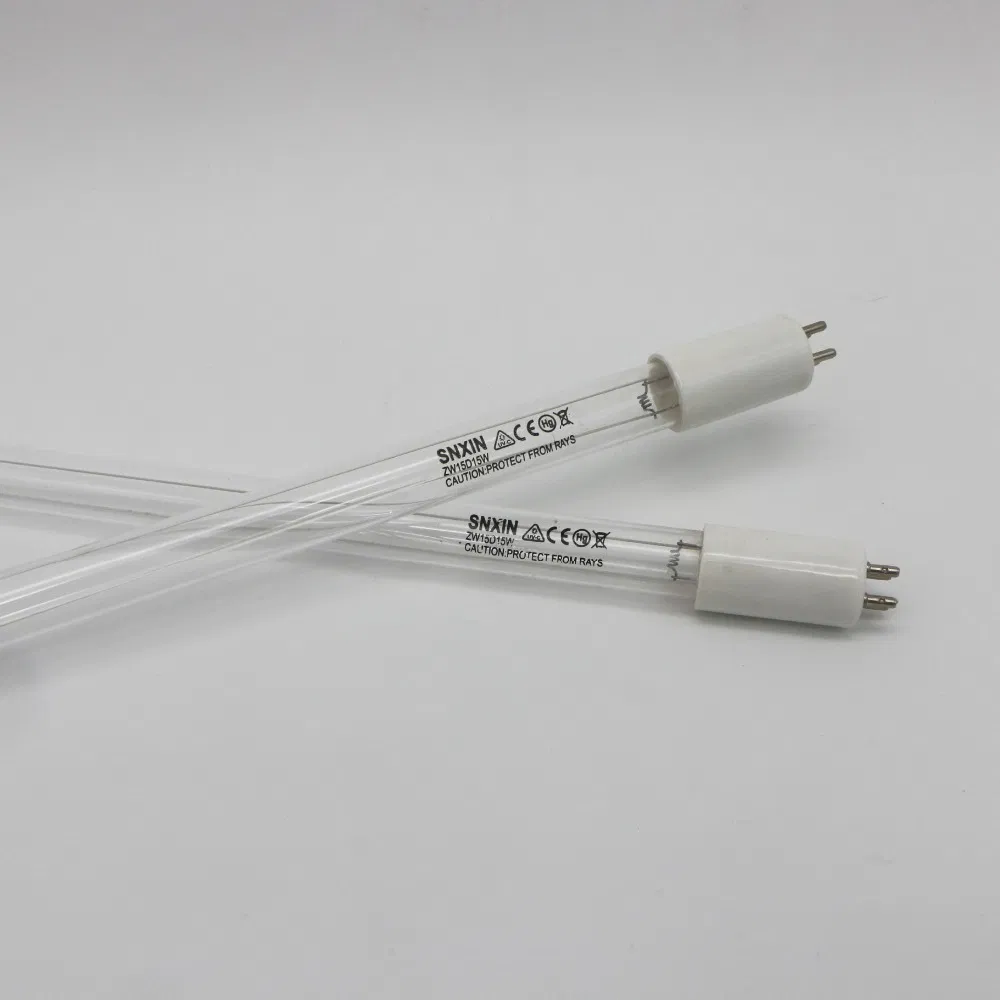 21W Gph436t5vh UV Lamp 185nm Ozone Sanitizing Lights Ultraviolet Lamps with High Quality Quartz Glass