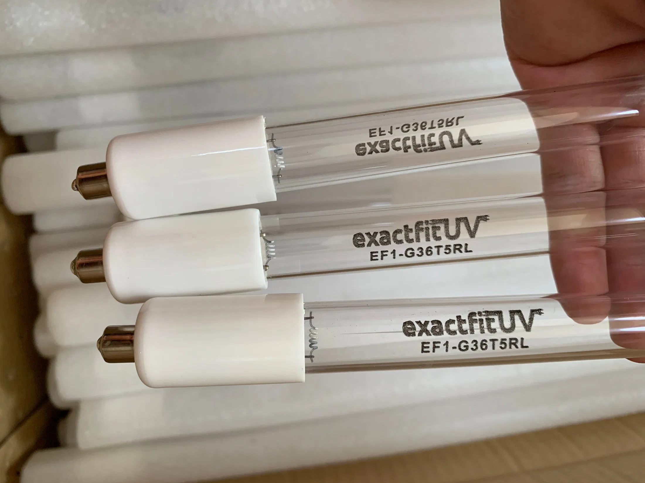 Sailon G36t5l 40W Quick Start Quartz Glass Tube Single Pin Ultraviolet Germicidal Sterilizing UV Lamp 254nm for Air and Water Sterilization