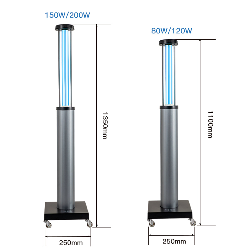 Smart Radar Microwaveradar Sensor UV-C Portable Sanitizing Lamp