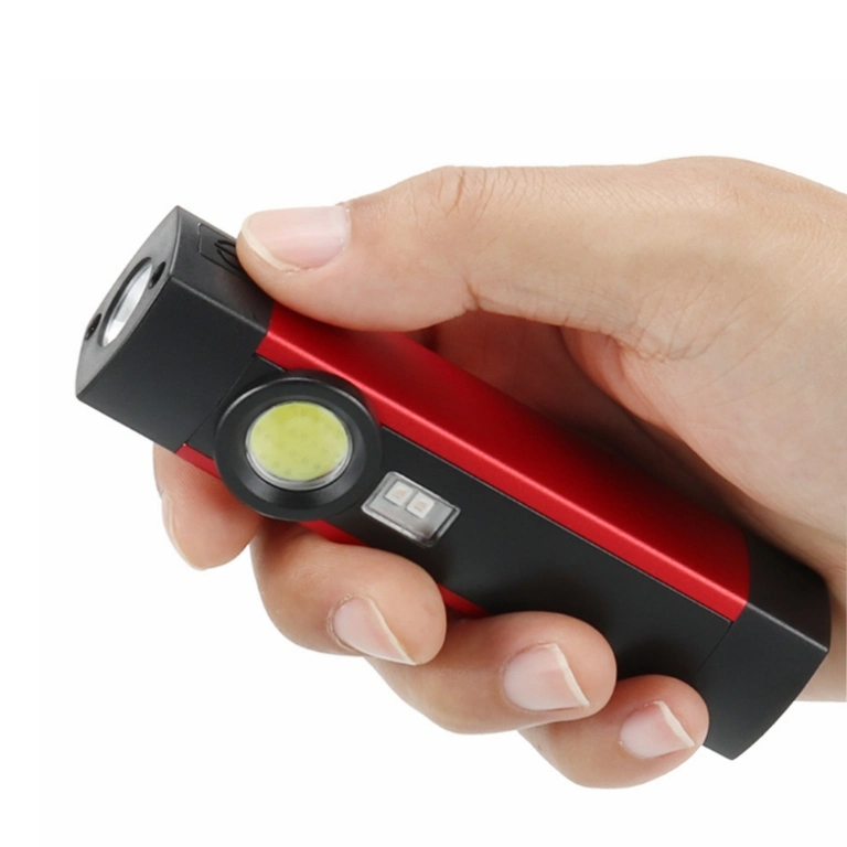 Auto Cordless Working Spot Lights COB Rechargeable Portable Handheld UV Inspection Lighting with 2 Magnets Multifunction LED Work Light 4 Working Modes